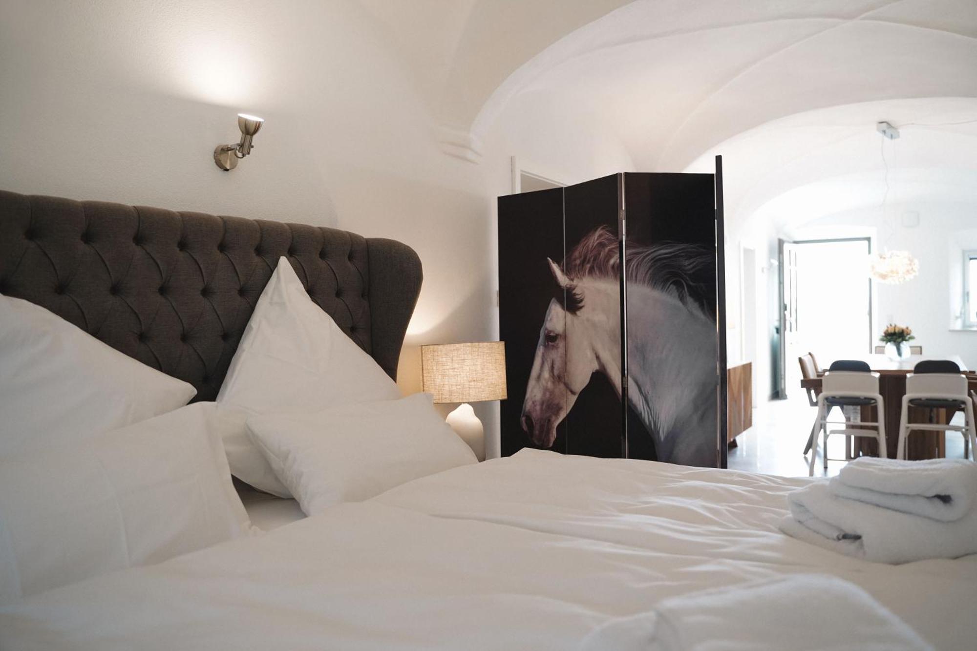 Black Horse Family Apartment - Barrierearm - Pfotenglueck - Familienzeit By Loewenherz Homes Stephanskirchen Exteriér fotografie